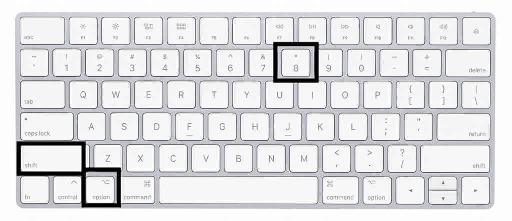 icon codes for mac keyboard